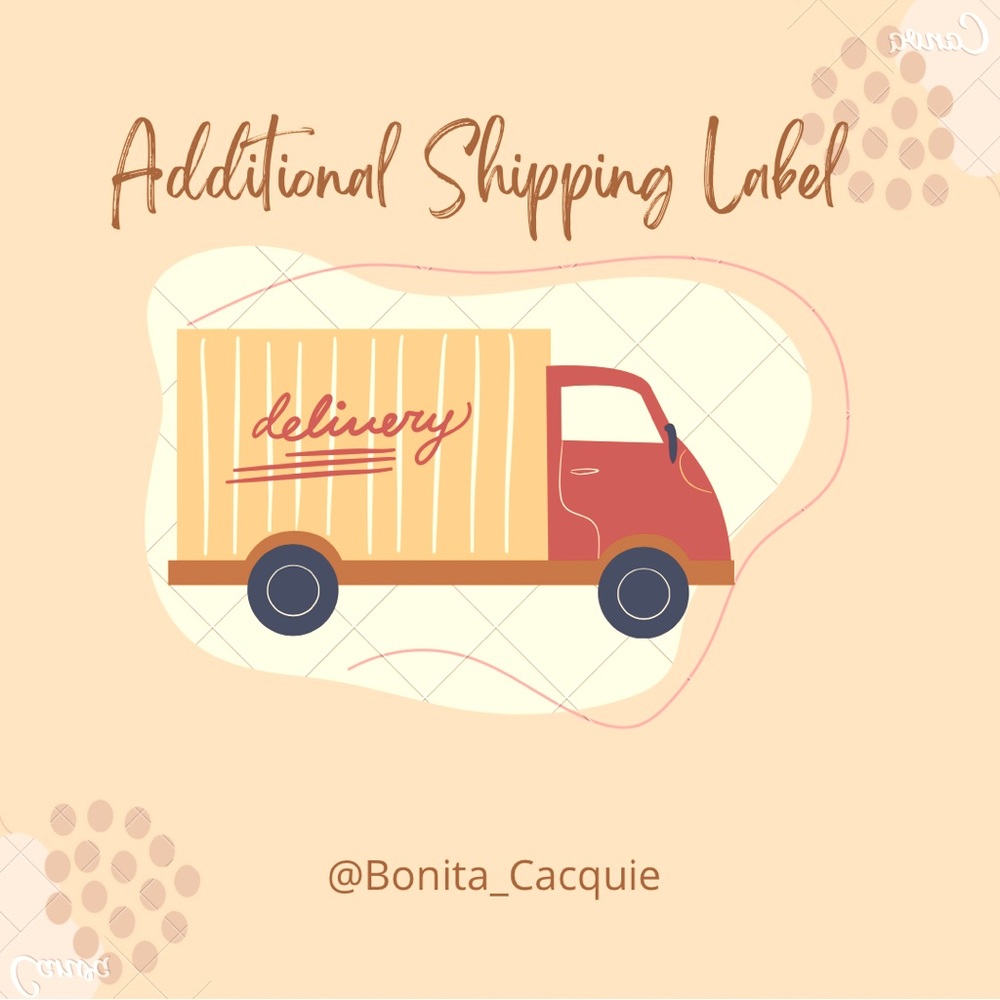 ⭐️Additional Shipping Label⭐️